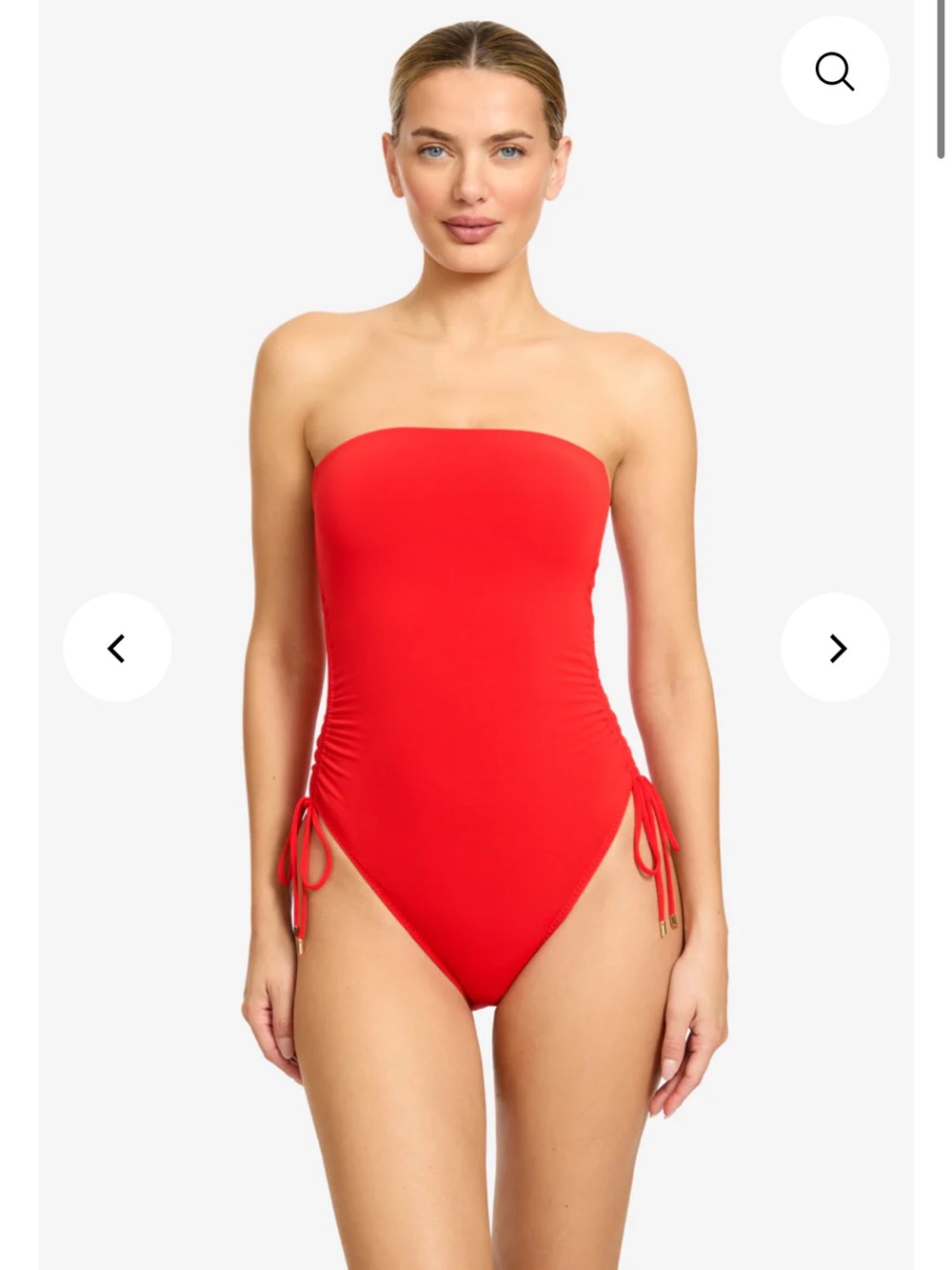 Robin Piccone AUBREY BANDEAU ONE PIECE Size 6